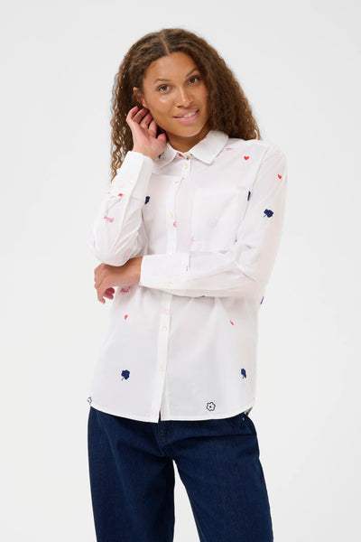 Saint Tropez OlbertaSZ Shirt - Bright White