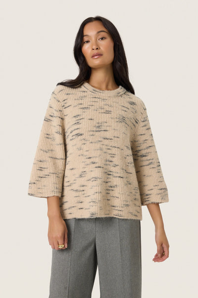 Soaked In Luxury SLLiora Pullover - Doeskin