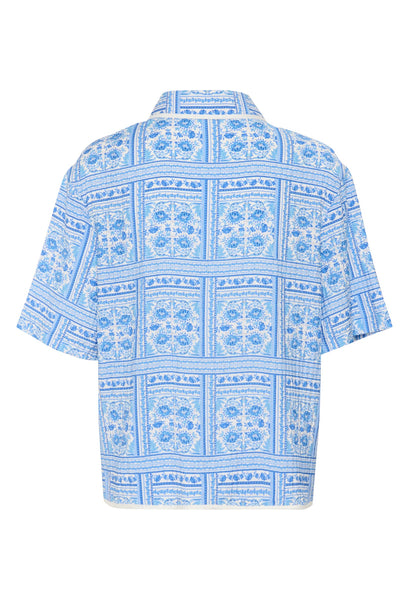 Saint Tropez KaisaSZ Shirt - Campanula Paisley Square Blue