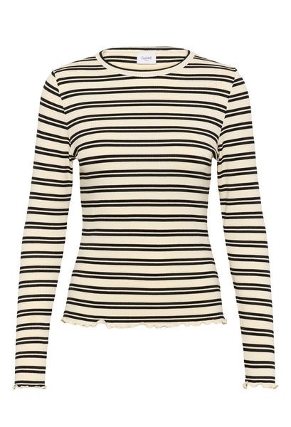 Saint Tropez OlaliaSZ Blouse - Ice Black Stripe