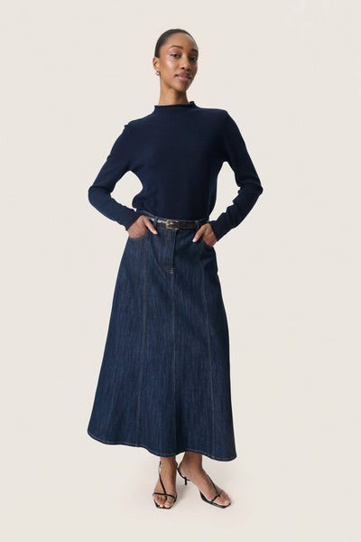 Soaked In Luxury SLNinnie Denim Skirt