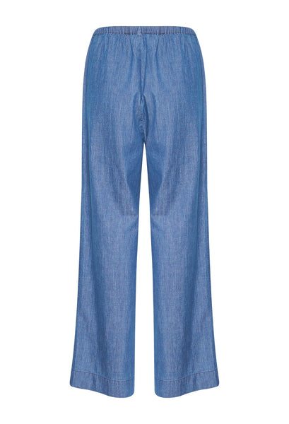 Soaked In Luxury SLChamy Faustina Trousers - Medium Blue