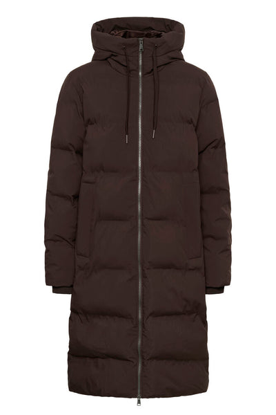 Saint Tropez SabrielSZ Puffer Coat - Dark Oak / Brown