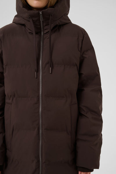 Saint Tropez SabrielSZ Puffer Coat - Dark Oak / Brown