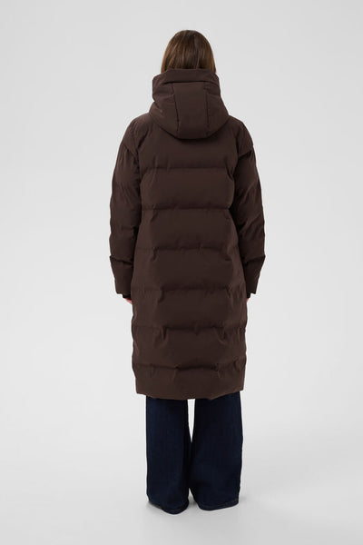 Saint Tropez SabrielSZ Puffer Coat - Dark Oak / Brown