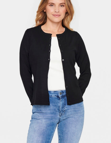 Saint Tropez Mila Knitted Cardigan - Black