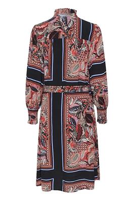 Saint Tropez ClaudetteSZ Midi Dress - Black Paisley Flowers