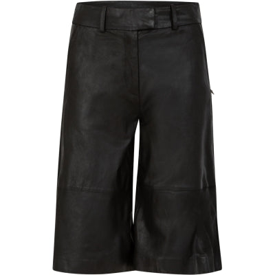 Coster Copenhagen Petra Leather Shorts - Black