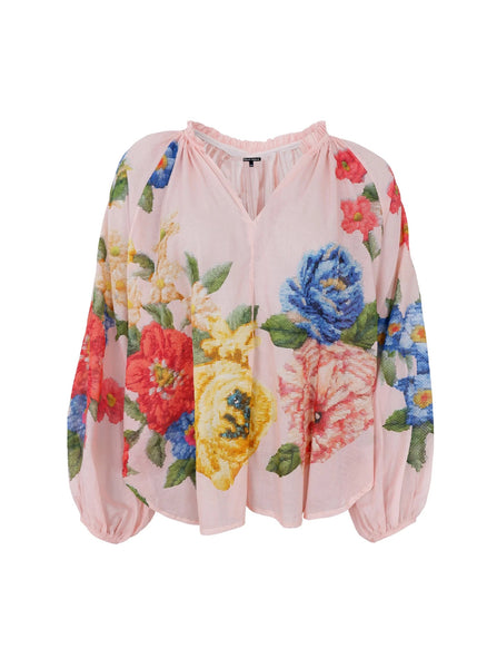 Black Colour BCNorma Floral Blouse - Rose
