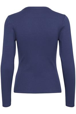 Saint Tropez Aster Long Sleeve Top - Midnight