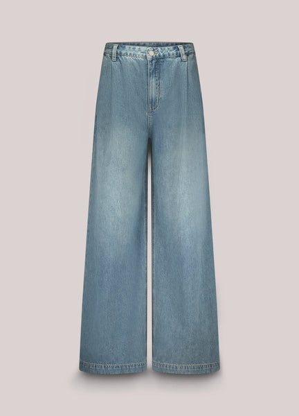 Summum Woman Ultra Wide-led Jeans - Denim