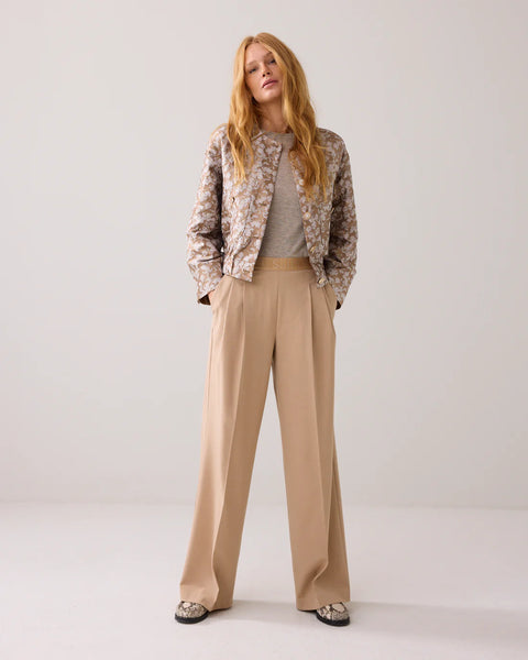 Summum Woman Melange Wide Leg Trousers