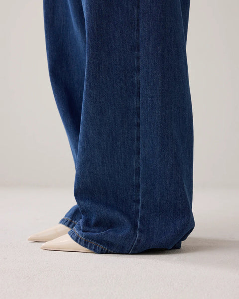 Summum Woman Jeans Loose fit Light Cotton Twill Jeans - Denim