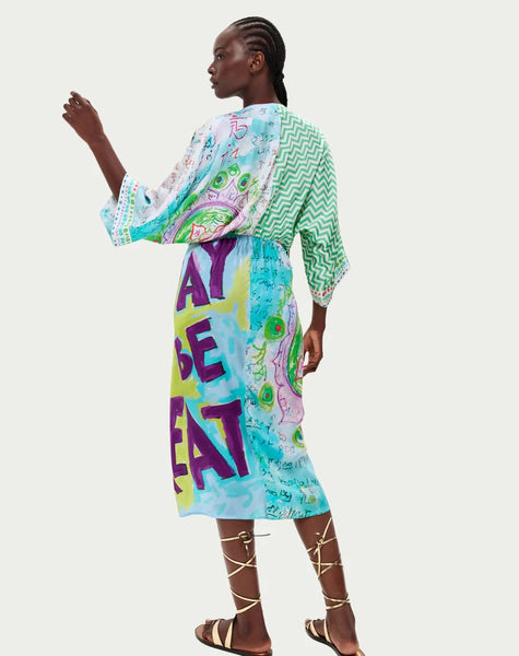Me369 Camila Runic Whisper Dress