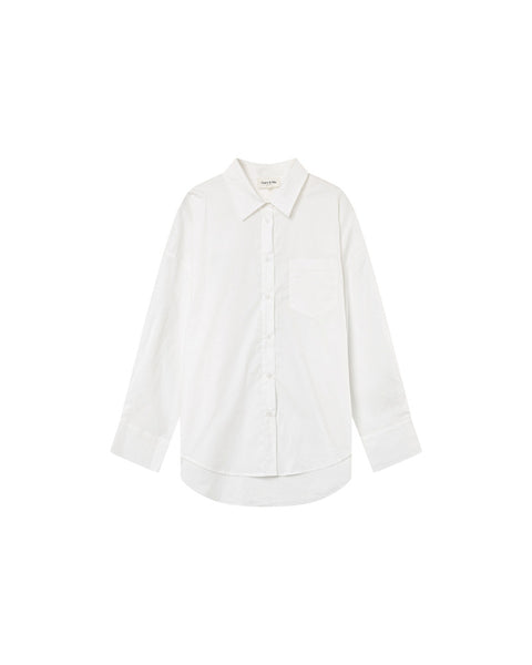 Grace & Mila Oversized Shirt - Ecru