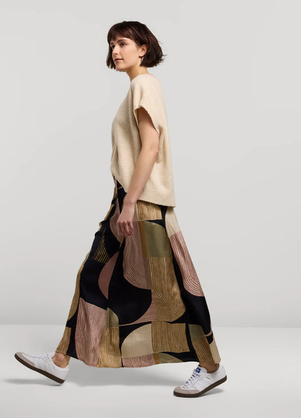 Summum Woman Long Skirt Modern Print