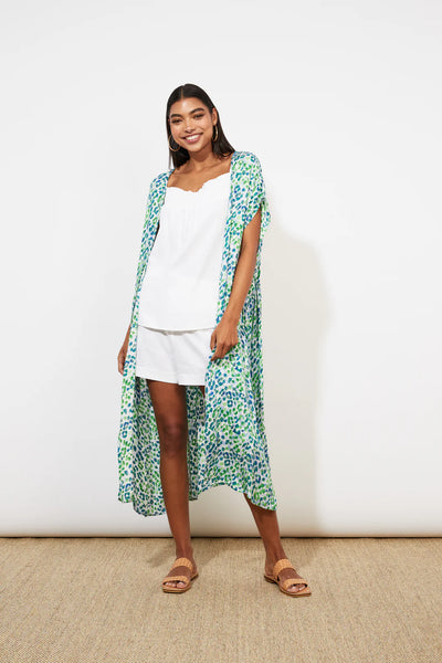 Haven Lamu Beach Cover Up - One Size Savannah Blue