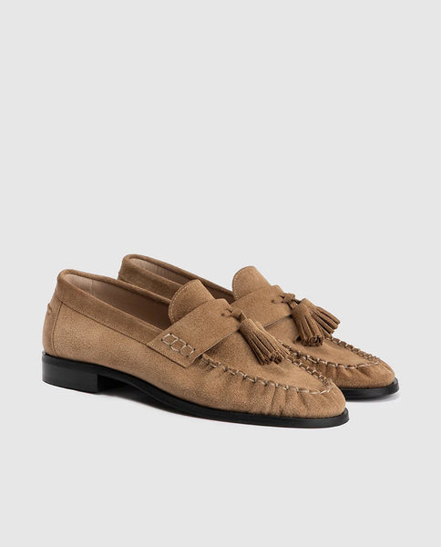 Dansi Classic Avellana Leather Loafer - Tan