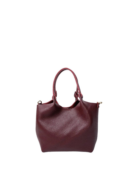 Black Colour BCIsolde Leather Bag -Wine