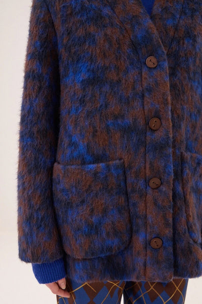 Ottod'Ame Wool Blend Coat with Pockets