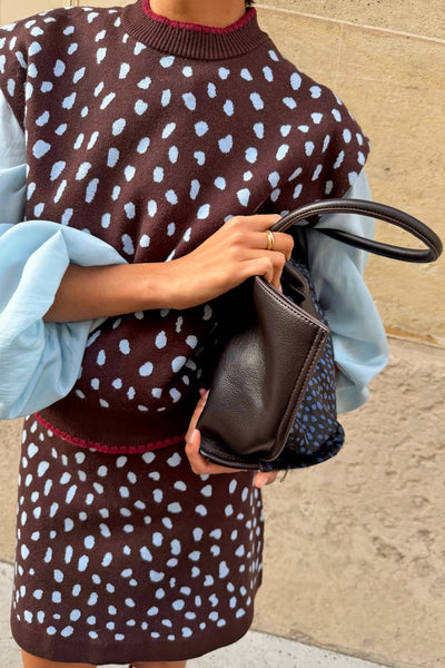 Never Fully Dressed Blue Deer Pony Tote Bag
