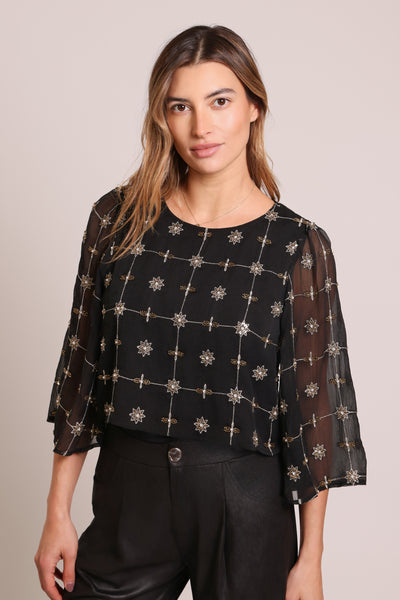 Traffic People Liza Top - Black
