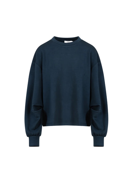 Coster Copenhagen CCHeart Billie O-neck Sweatshirt - Navy