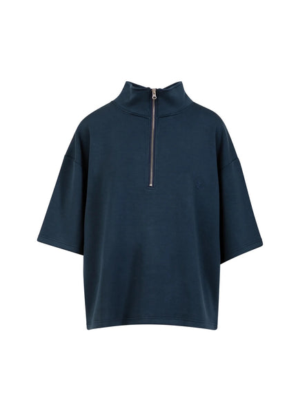 Coster Copenhagen CCHeart Billie Zip Top - Navy