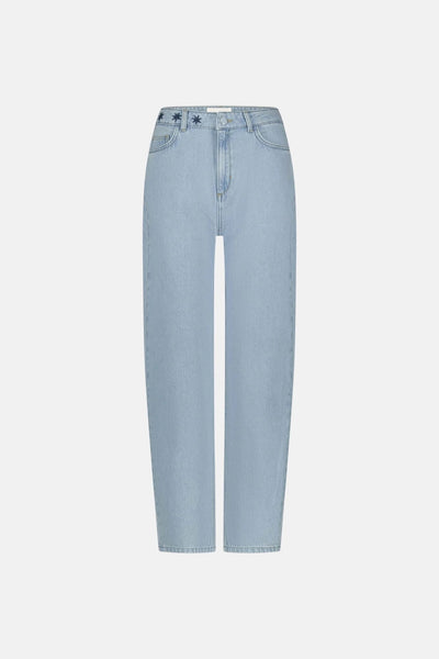 Fabienne Chapot Blake Loose Tapered Jeans - Light Blue