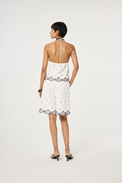 Fabienne Chapot Bohdi Embroidered Shorts - White