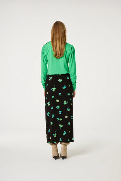 Fabienne Chapot Liona Skirt - Black / Green Zest Print