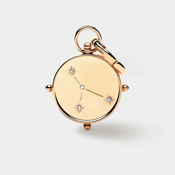 COLURi Zodiac Double Sided 'Cancer' Charm - Gold Plated
