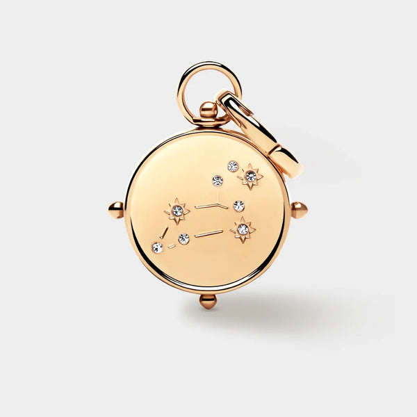 COLURi Zodiac Double Sided 'Leo' Charm - Gold Plated