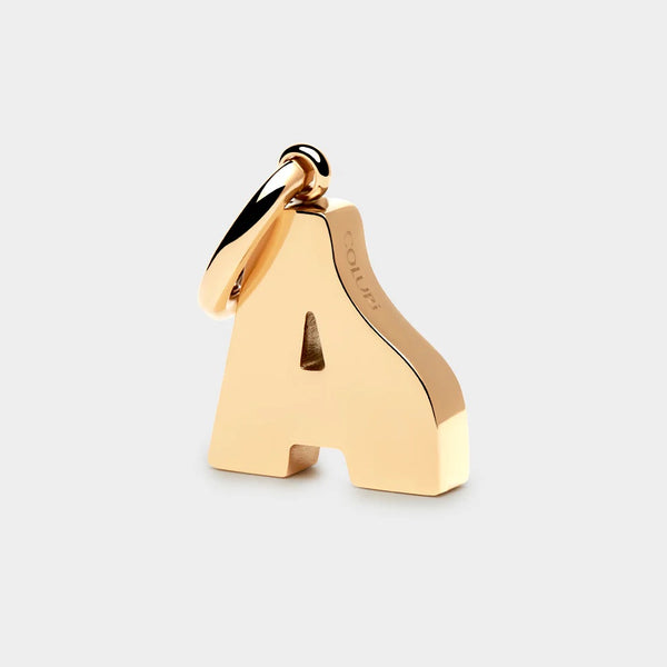 COLURi Letter A Charm - Gold Plated