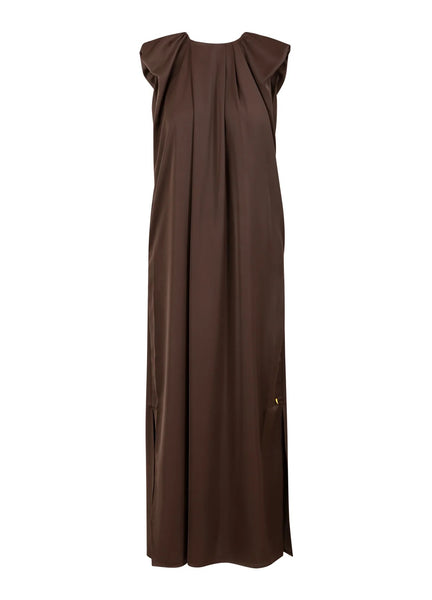 Coster Copenhagen Draped Dress - Warm Brown