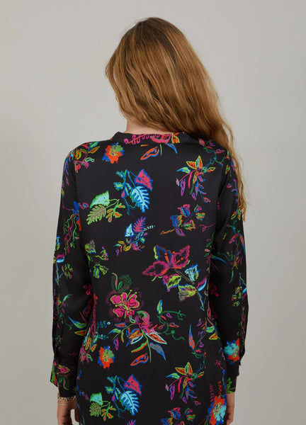 Coster Copenhagen V Neck Belted Dress - Glow Print