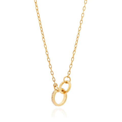 Anna Beck Intertwined Circle Necklace - Gold