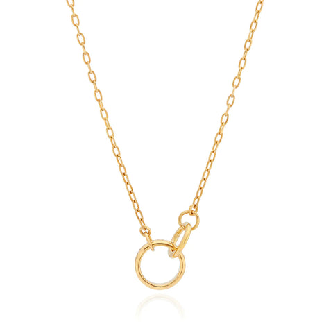 Anna Beck Intertwined Circle Necklace - Gold