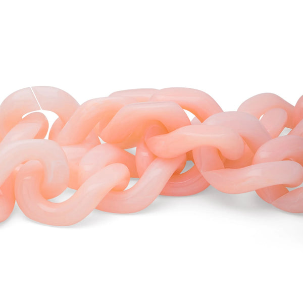 VANESSA BARONI Flat Chain Bracelet - Peach Sorbet
