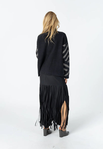 Coster Copenhagen Fringe Skirt - Black