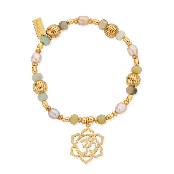 ChloBo Divine Lotus Bracelet - Gold