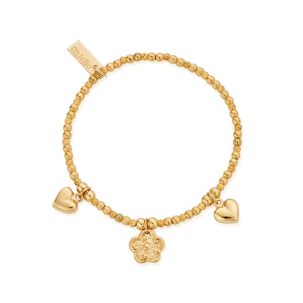 ChloBo Blossoms of Grace Bracelet - Gold