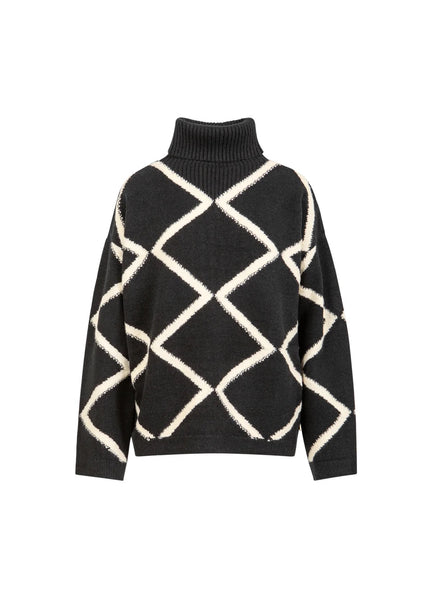 Coster Copenhagen High Neck Knit Sweater - Black