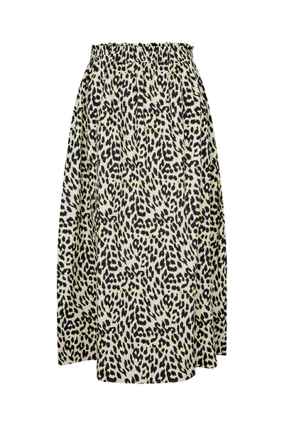 Lollys Laundry IslaLL Leopard Print Maxi Skirt - Yellow