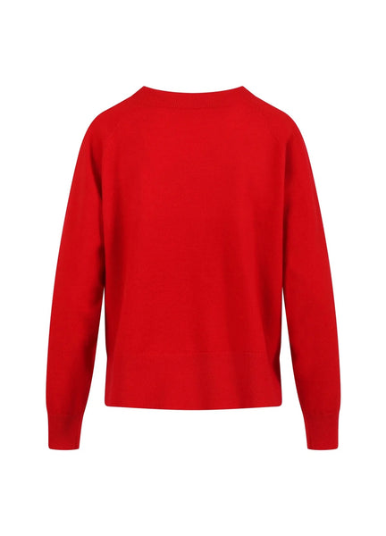 Coster Copenhagen Round Neck Knit - Scarlet Red