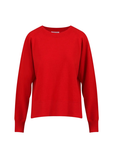 Coster Copenhagen Round Neck Knit - Scarlet Red