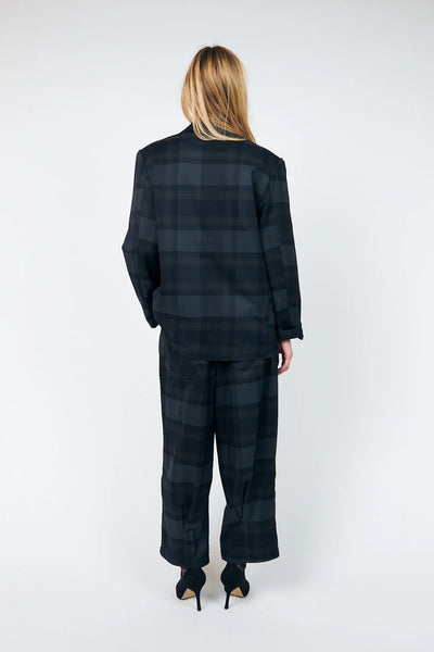 Lollys Laundry KikiLL Check Trousers - Dark Grey