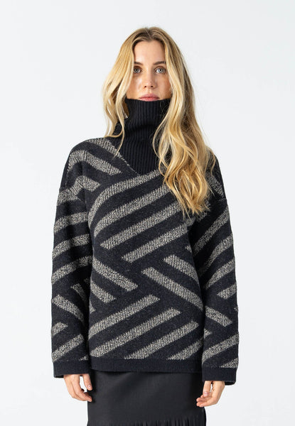 Coster Copenhagen Knit with Stripe Pattern