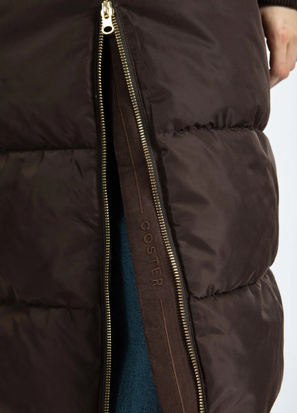 Coster Copenhagen Long Puffer Coat - Dark Brown