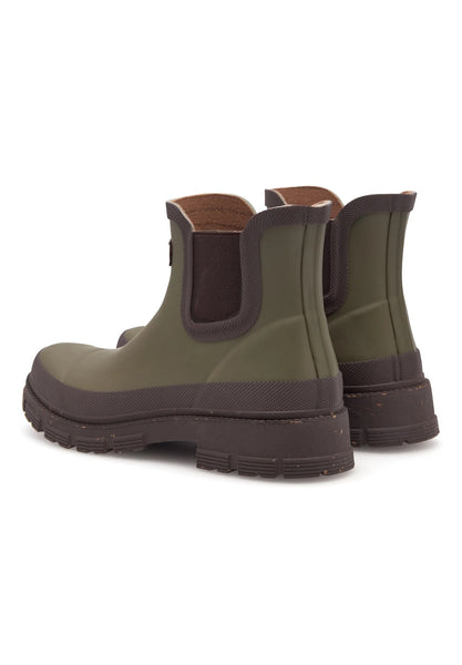 Woden Live Waterproof Rubber Boots - Dark Olive